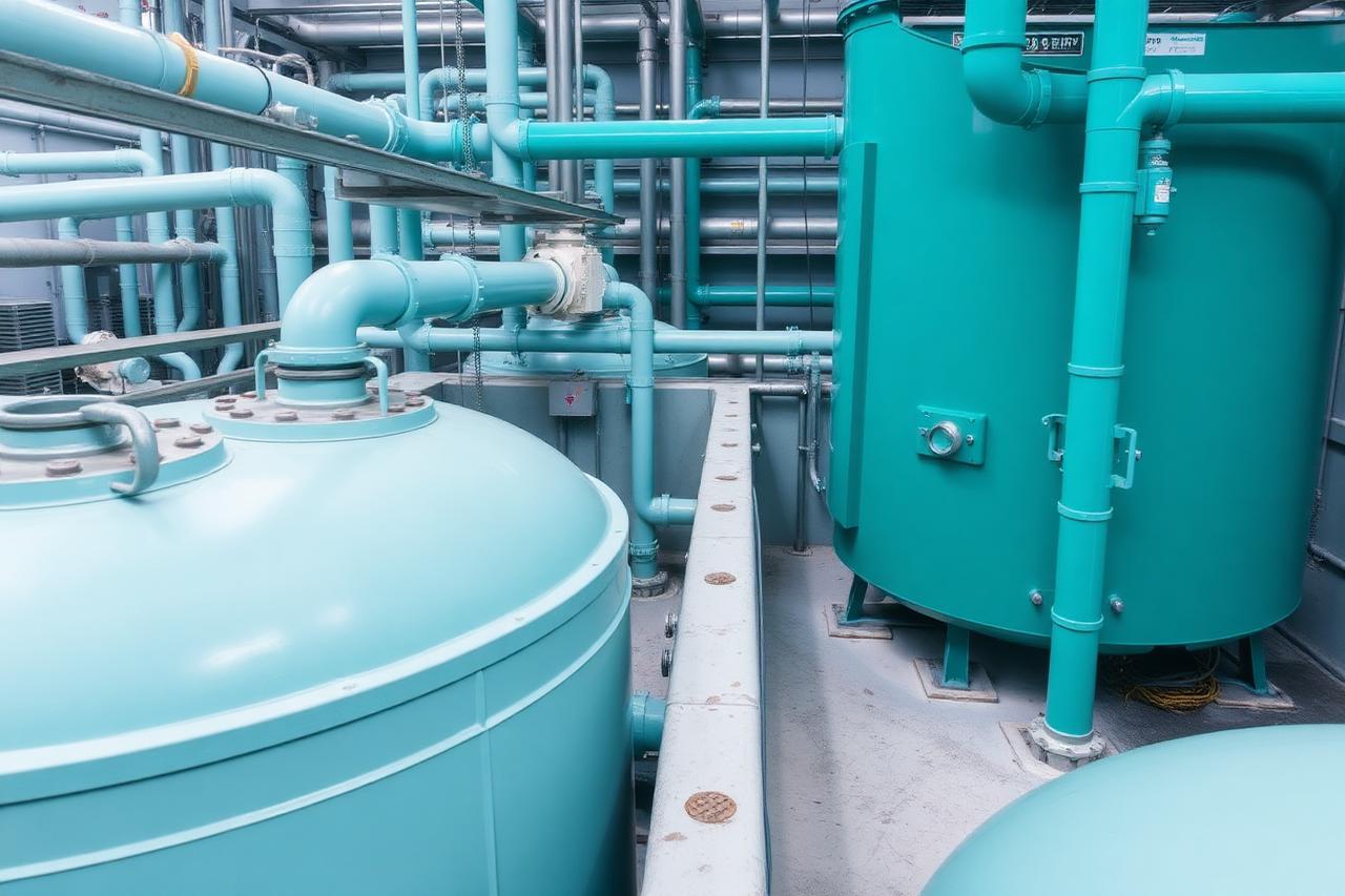 Estrutura de manejo e controle de efluentes líquidos industriais